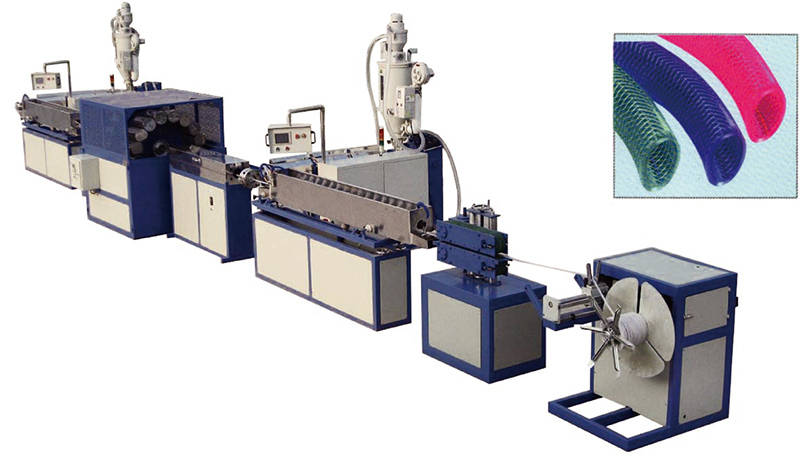 PVC包纱管生产线